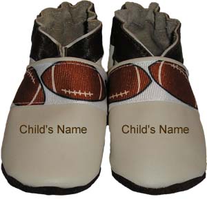 A sporty shoe for your little athlete. Personalize with your future football player